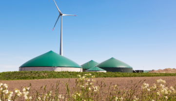 Biogas, Windkraft
