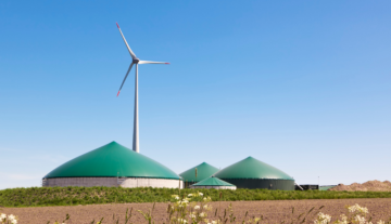 Biogas, Windkraft